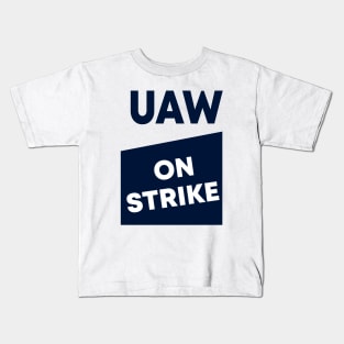 UAW Strike Red Tee United Auto Workers Kids T-Shirt